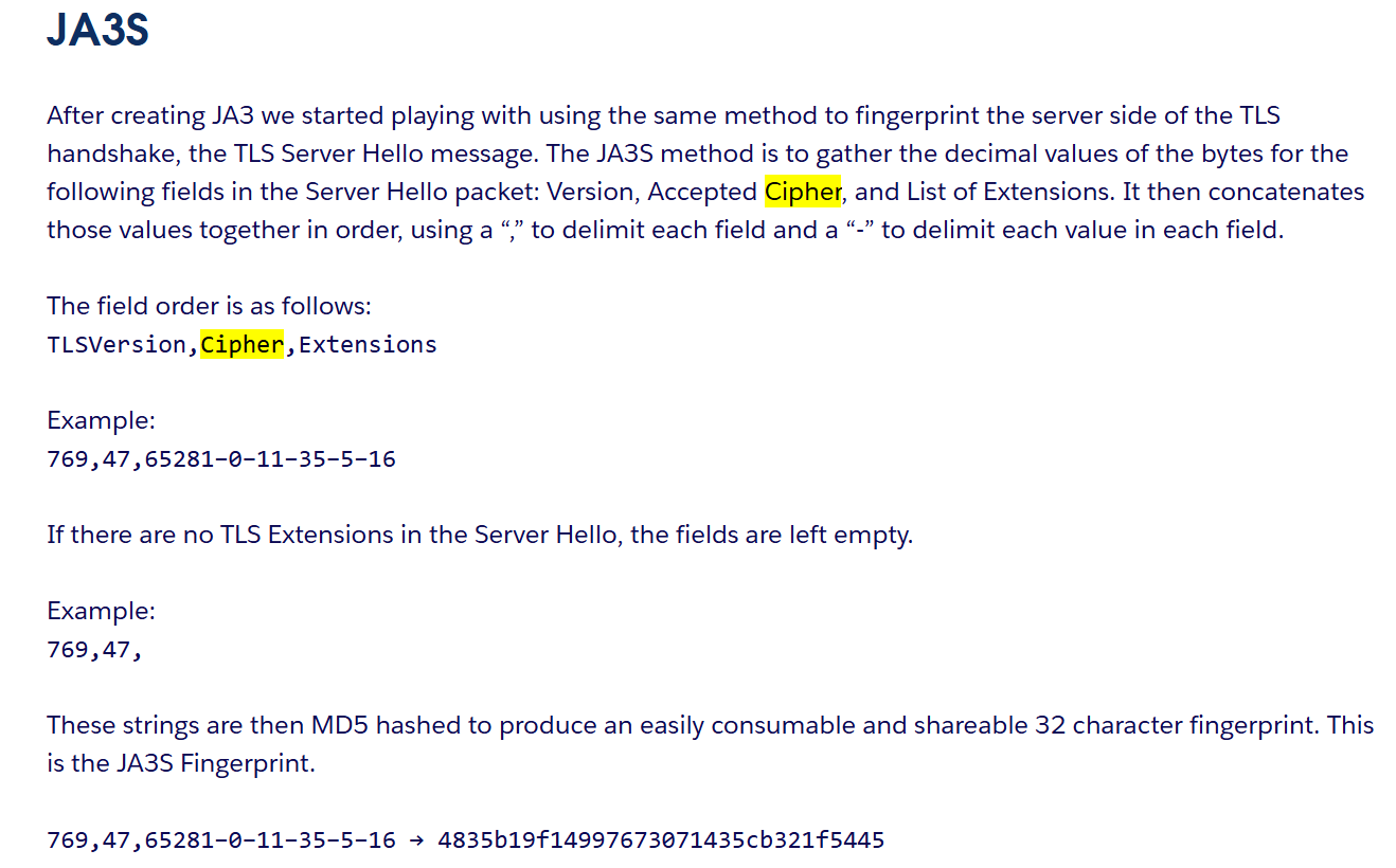 JA3S description